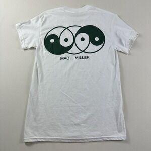Mac Miller Circles Shirt Mens Small Graphic Tee 1992 Album Hip Hop Rap White